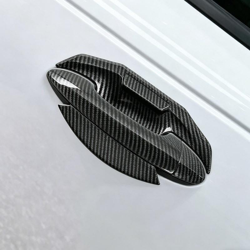 For B‑Style Black 4PCS Door Bowl & Handle Anti‑Scratch Protective Cover Exterior Decor Trim Fit For Chery Jaecoo J5 EV