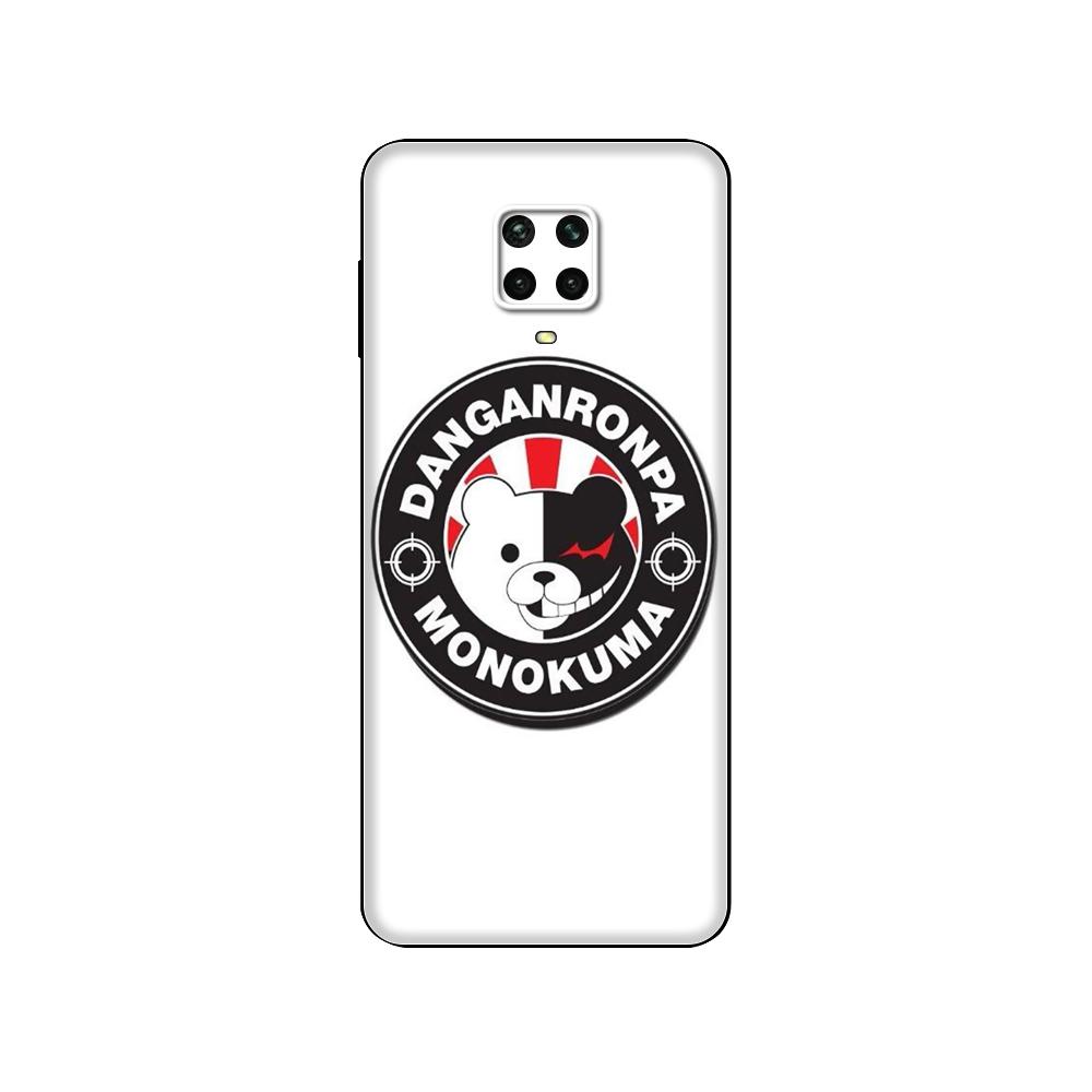 

Черный чехол из ТПУ для Xiaomi Redmi 7A 8 8A 9 9A 9C Чехол Redmi Note 8T 8 Pro T Note 9 9S 9 Pro Чехол Kumamon Danganronpa Monokuma Xiaomi Redmi 7A