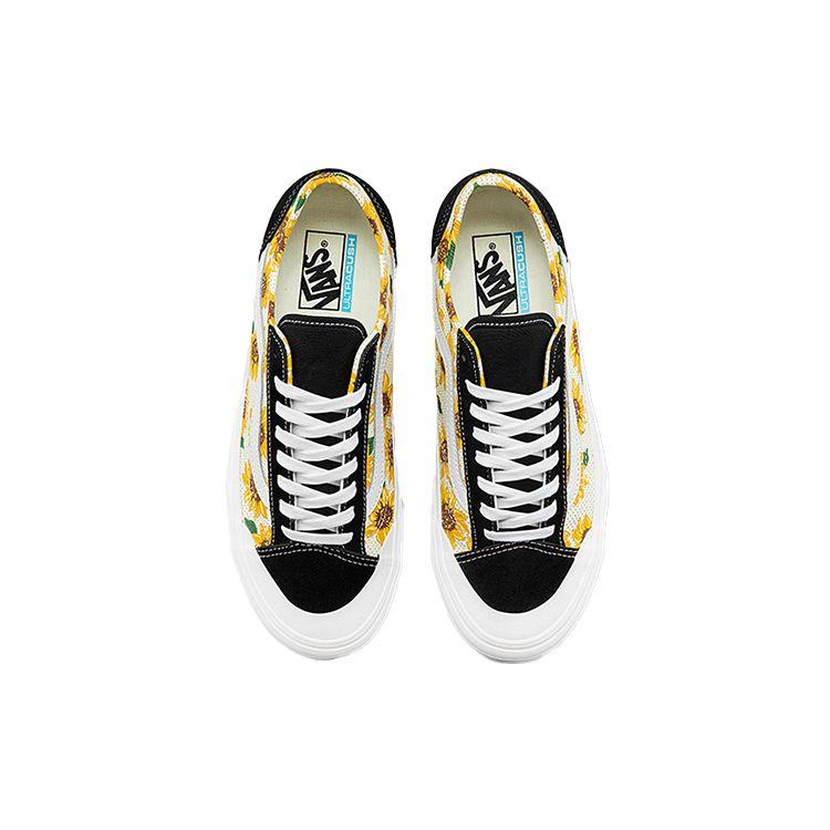 Vans Style 36 Sunflower Low-Top Skate Shoes Unisex Sneakers Black Yellow VN0A5HFF6SR