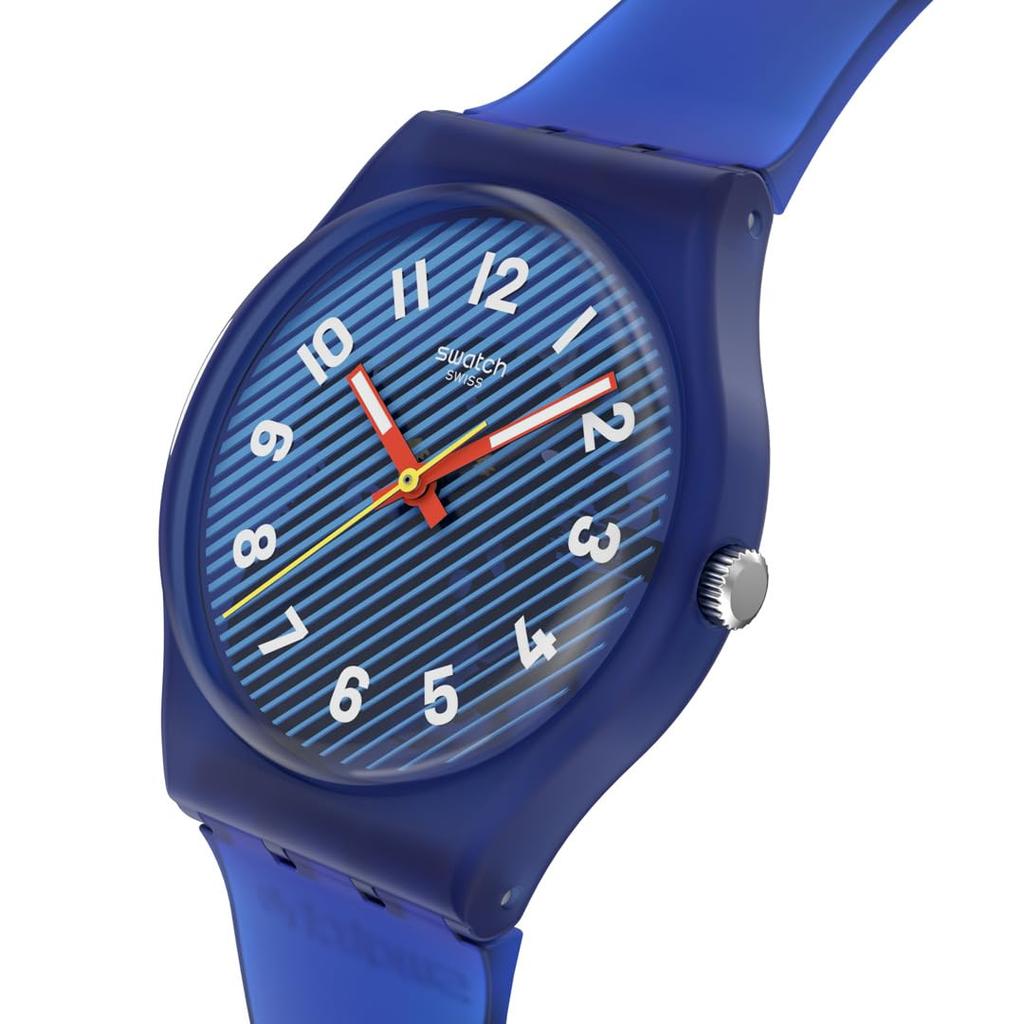 Swatch GENT BIOSOURCED WAVELENGTHS OF WATER Blue Wristwatch, SO28S107, Unisex,