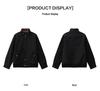 Men's Trendy Stand Collar Fake Two-Piece Workwear Jacket - 2026 Spring/Autumn Collection