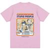 Find A Cure for Stuipd People Funny T-shirt Men Women Fashion Humor T Shirt High Quality Oversized Cotton Casual Tops Streetwear
