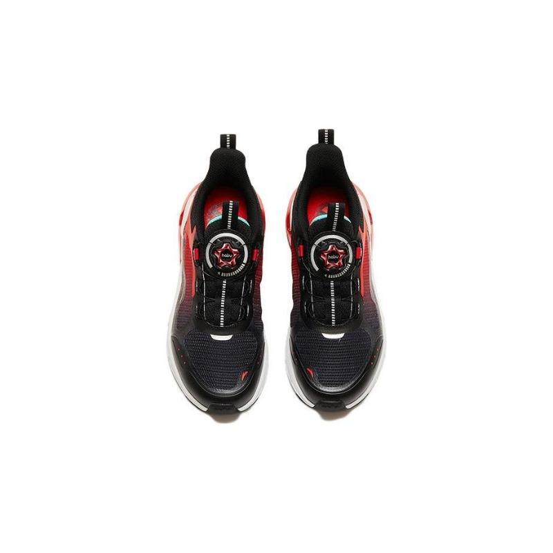Anta Xingyue Teen Low-top Running Shoes Black Red, Cushioned Non-slip Durable 312315531-8