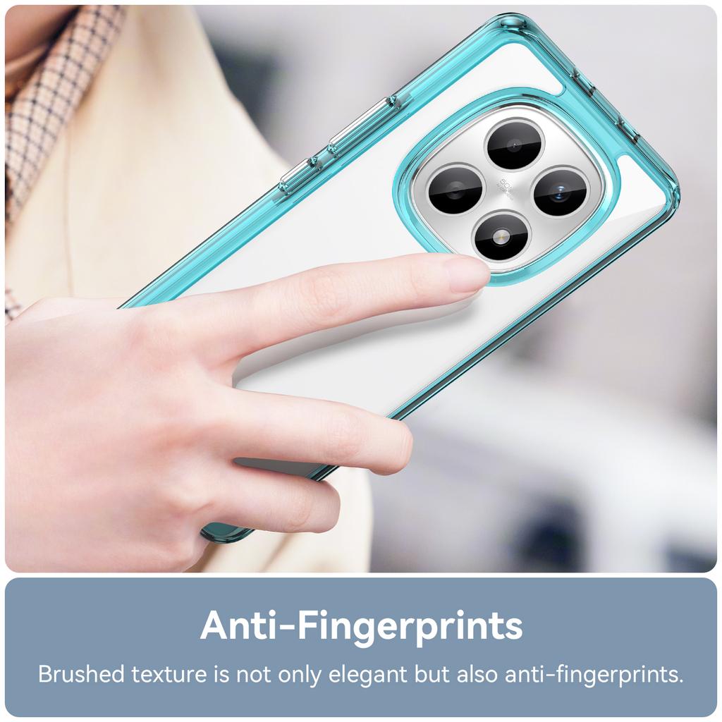 Dla Xiaomi Poco M8 5G/Redmi Note 15 5G (Światowy) Etui TPU + Akryl Ochronne Przezroczyste Pokrowiec na Telefon