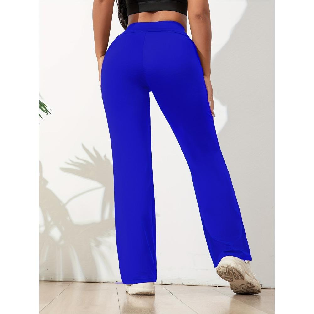 

Популярные женские свободные повседневные спортивные брюки широкого кроя для йоги, бега, фитнеса и танцев 5XL синий