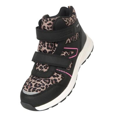 Childrens/Kids Jupiter Adaptive Leopard Print Walking Boots
