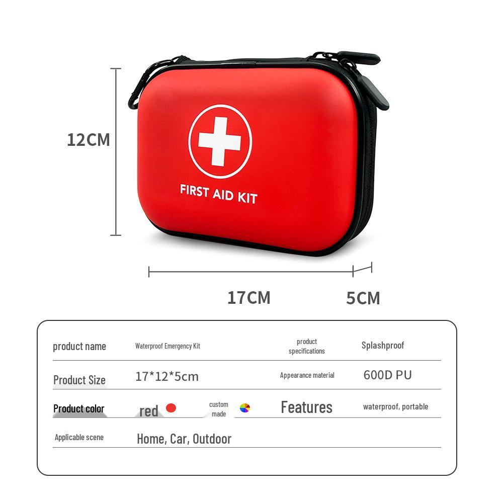Enhanced EVA 101-Piece Home Emergency Rescue Kit - Compact Medicine Storage Bag