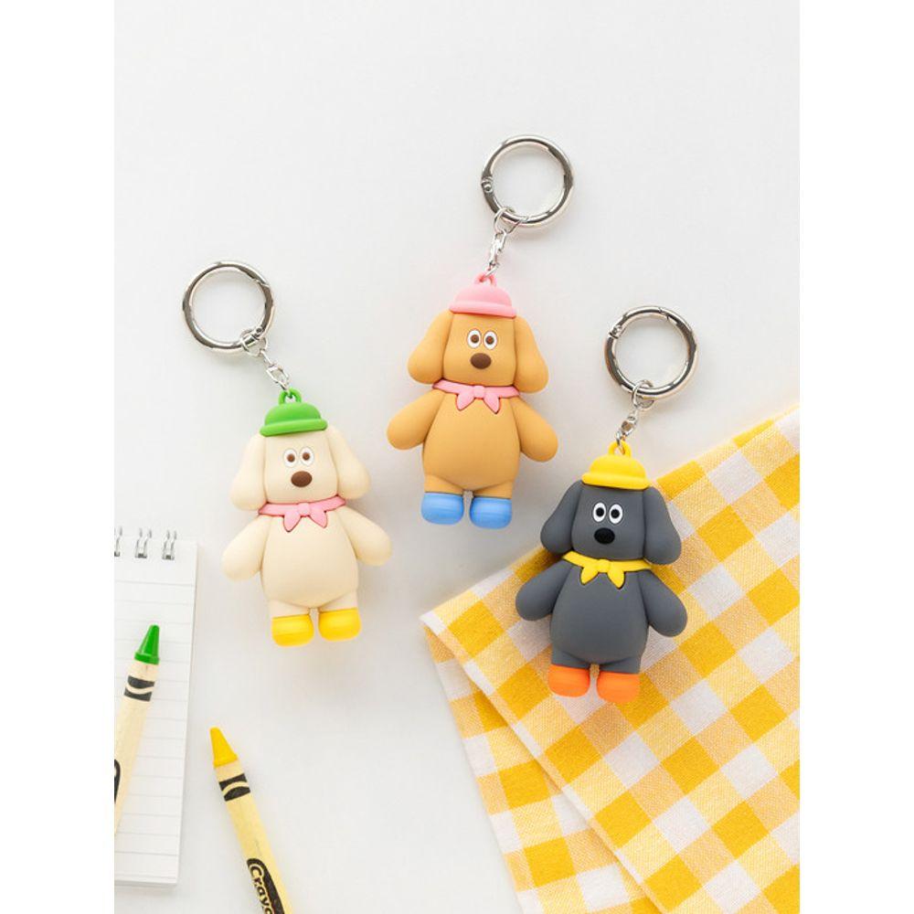 

romane MonagustA Charlie Silicone Keyring Choco