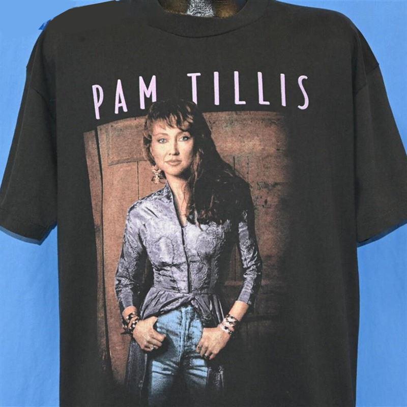 

90S Pam Tillis Country Music Singer Black Concert T Shirt IL504 Unisex T-Shirt XXXXL