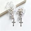 Glass Imitation Pearl Baptism Cross Beaded Prayer Bracelet with Box
