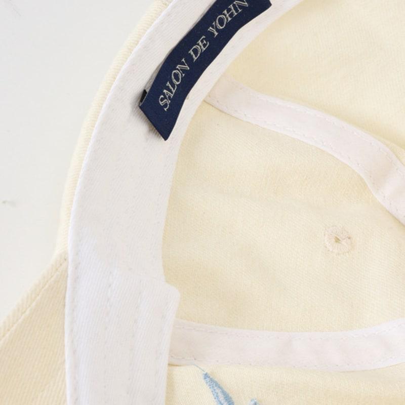 SALON DE YOHN Hampton Ball Cap_ Ivory