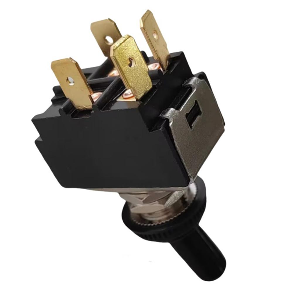 Easy To Install 4 Pin Toggle Control Versatile 4 Pin Toggle Switches PVC for Home Electrical & Steampunk Uses