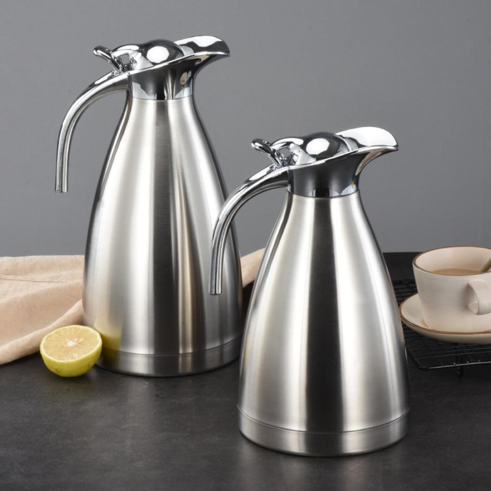 2000ml Thermal Water Kettle 304 Stainless Steel Thermal Jug Dinkware Thermos Coffee Pot Hotel