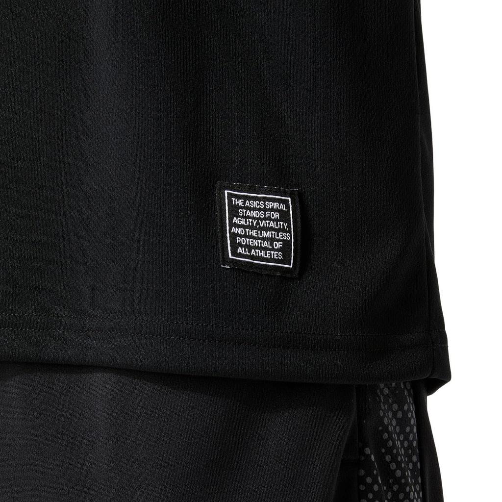 Training Wear DRY LOGO GRAPHIC SHORT SLEEVE TEE 2033C184 Unisex Adult 001 S [ASICS] (PERFORMANCE BLACK/ILLUMINATE MINT)