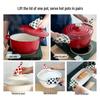 Japanese Anti-scalding Heat Insulation Gloves for Microwave, Baking, Pot Lids, Casseroles - Thickened Heat-Proof Handle Covers