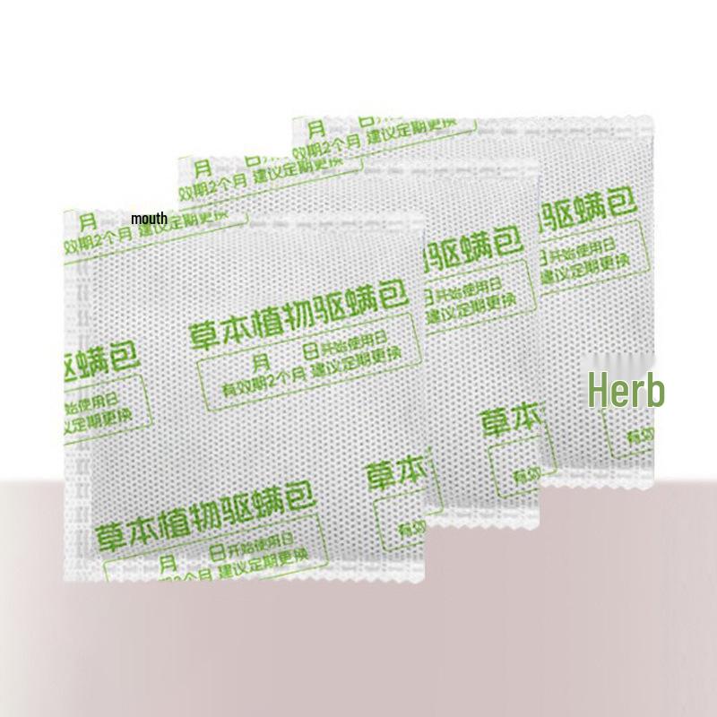 Pliculețe cu Pelin Anti-Acarieni: Pe bază de plante, Sigur pentru Femeile Însărcinate și Bebeluși, Deodorizant Îndepărtare Acarieni pentru Saltele și Lenjerie de Pat