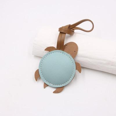 Handmade Faux Leather Cute Turtle Shaped Women'S Keychain Pendant Luggage Travel Pendant Bag Pendant