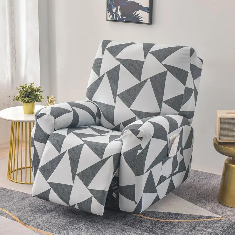 Elastic Single Sofa Cover Stretch Chair Cover for Recliner Chair Slipcover for Living Room Recliner Protector with Protector