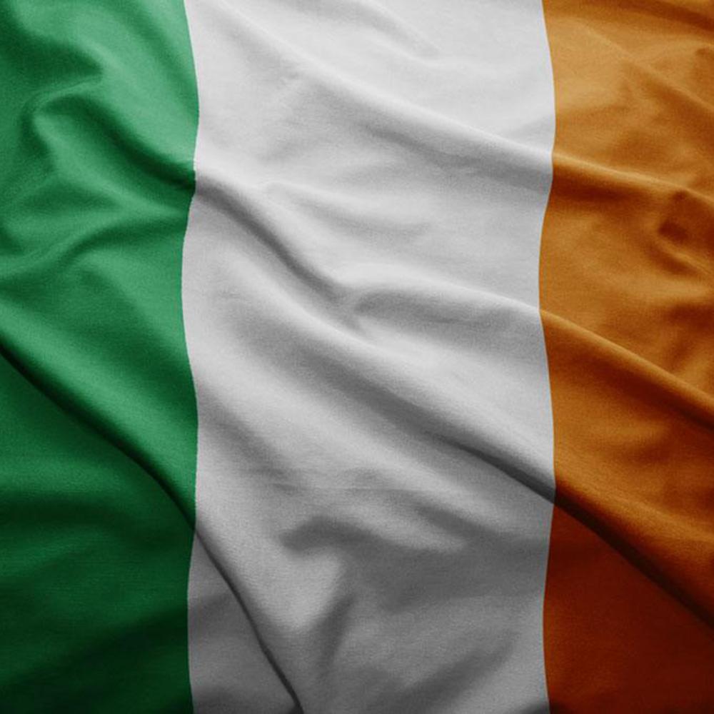 Neue 90 x 152 cm große Irland-Flagge, Irland, Irland, Dublin, St. Patrick Day, Fußball