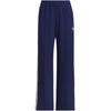 Originals Women's Trefoil Retro Three Stripe Elastic Waist Straight Leg Track Pants Dark Blue JX2805