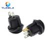 1PCS On Off Waterproof Vehicle Boat Switch Round Switch SPST 3Pin Rocker Switch 6A 10A 250V 125V AC LED