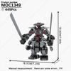 MOOXI Película Juego Robot Mecha Tanque Modelo Ladrillos MOC Creativo DIY Bloques de Construcción Ensamblados Compatibles Con Juguetes de Colección de Figuras