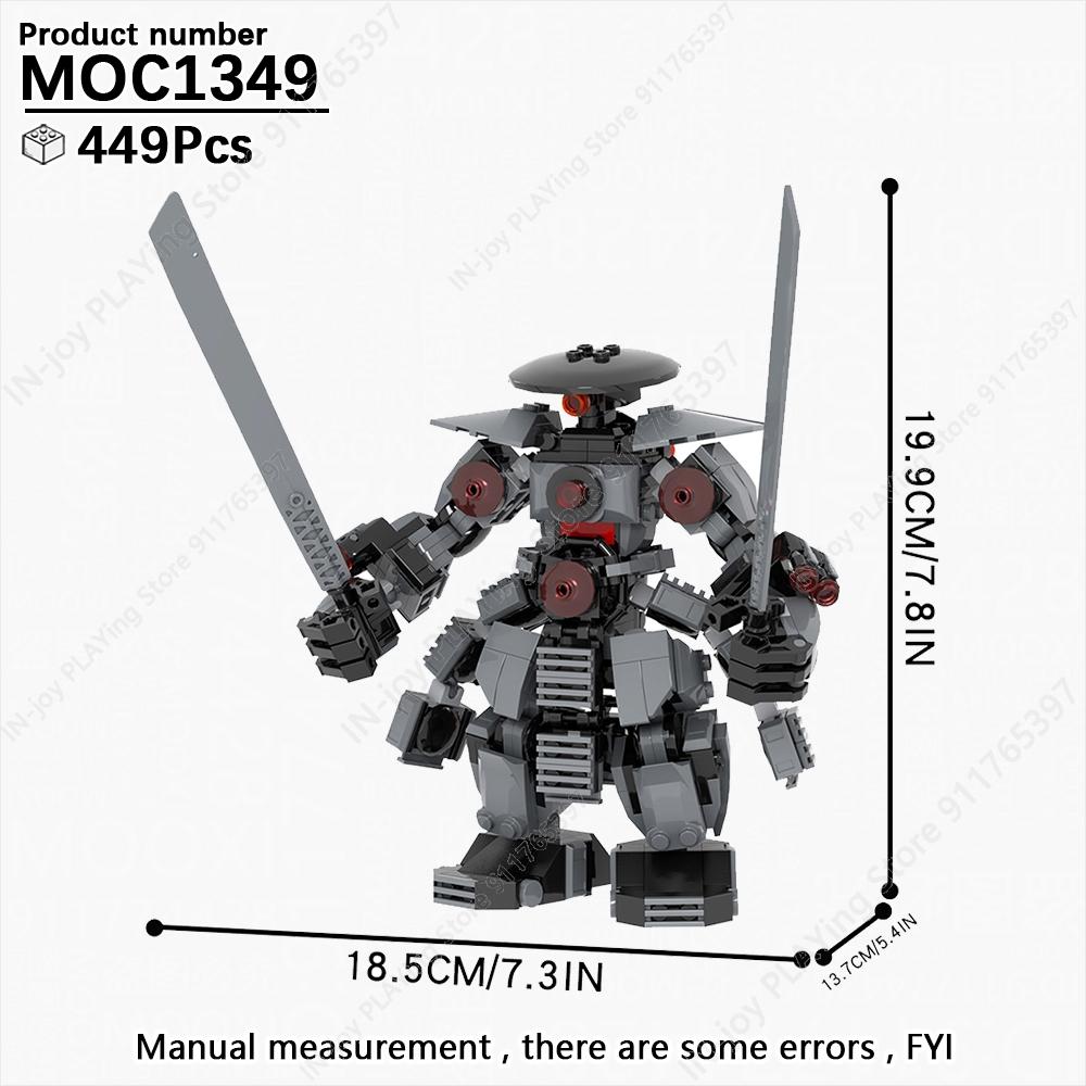 MOOXI Película Juego Robot Mecha Tanque Modelo Ladrillos MOC Creativo DIY Bloques de Construcción Ensamblados Compatibles Con Juguetes de Colección de Figuras