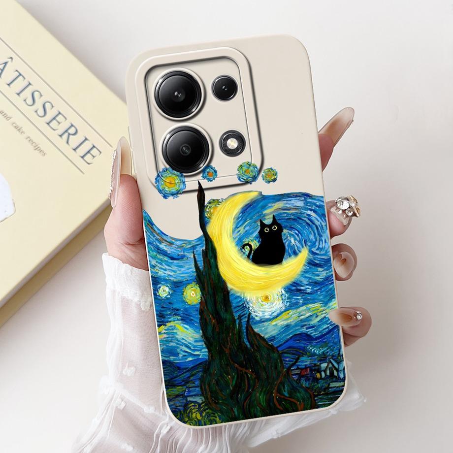 Für Xiaomi Redmi Note 13 Pro Plus Handyhülle Weiche Matte Silikon Hülle Redmi Note 13 Pro Note13 4G 5G Funda Cartoon Rückseite