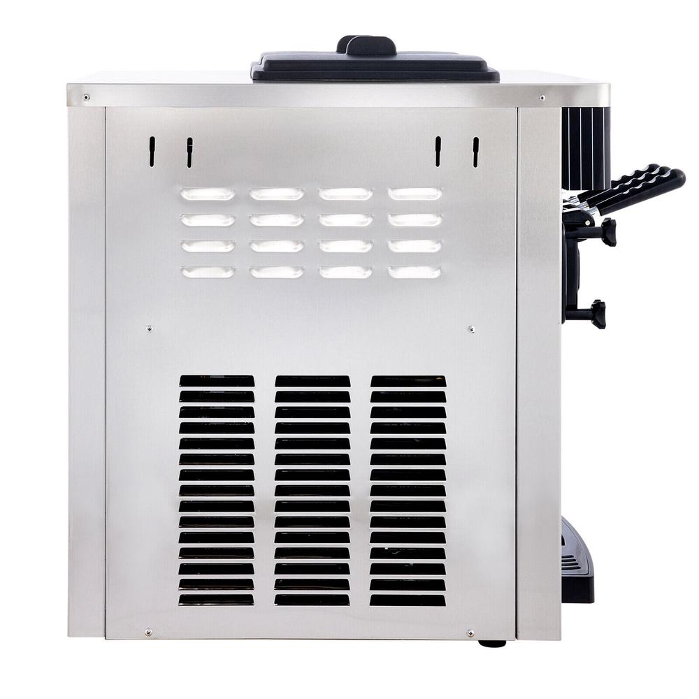 2200W Commercial Electric Countertop YKF-8218T Soft Ice Cream Machine Automatic with 2+1 Flavors Ice Cream Maker