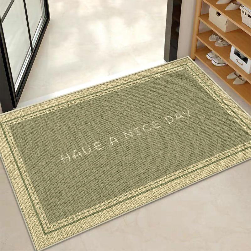 Waschbare Rutschfeste Fußmatten: Saugfähiges Gummi-Leinen für Badezimmer, Toilette, Küche