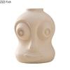 Creative Big Eyes Figures Ceramic Vase Plant Pots Table Decoration Flowers Arrangement Creative Floral Vase Room Aesthetic Decor
