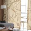Retro Of Sketch Musical Instruments Chiffon Sheer Curtains for Living Room Bedroom Window Curtain Voiles Tulle Cortinas