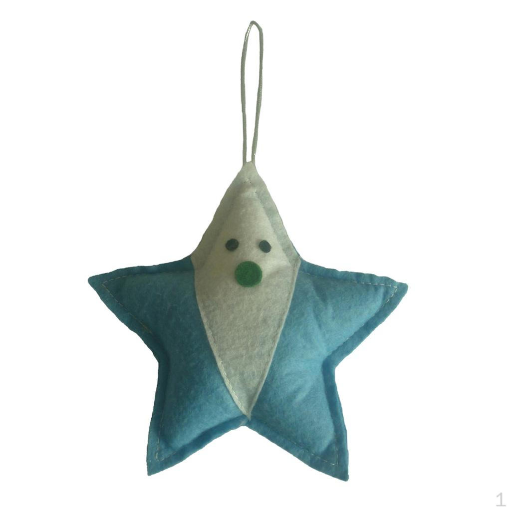 

Heart Pendants Christmas Party Room Hanging Decoration Blue star