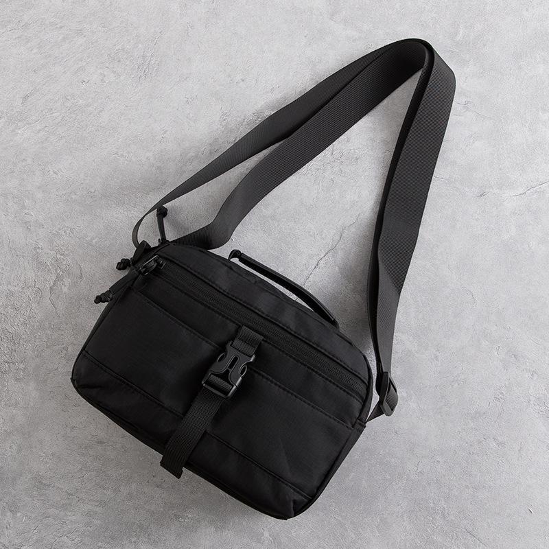 

Мужская функциональная повседневная сумка кроссбоди – Модная, универсальная, маленькая квадратная сумка-мессенджер для камеры чёрный