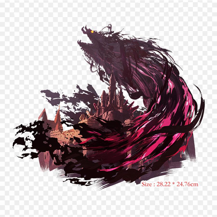 

Calamity Ganon Ganon The Legend Of Breath Of The Wild Утюг на теплопередаче Печать Виниловые нашивки Наклейка для одежды DIY Аппликации Моющиеся нашивки