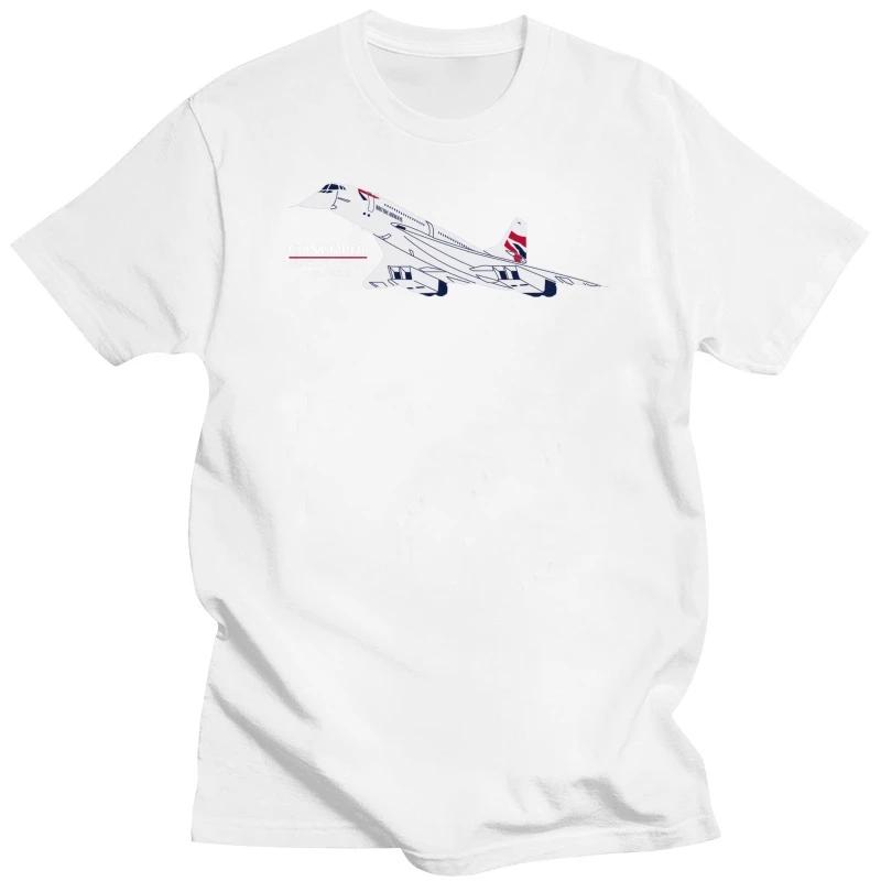 

2019 Hot Sale New Men S T Shirt Cartoon Hip Hop Shirt Aeroclassic Aviation Concorde High Quality Men T Shirts M
