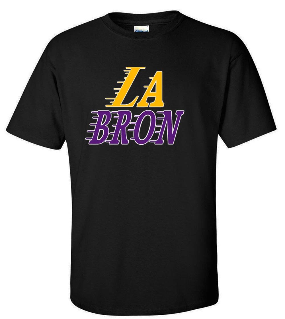 BLACK Lebron James Los Angeles Lakers LABRON T-Shirt XS