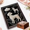 Pearl Pup DIY Diamond Art Kits 15.7x19.6inch Gem Art Diamond Painting Kits Without Frame for Adults Gift Idea Home Wall Decor