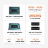 Mini PC Beelink SER6 PRO Ryzen 9 6900HX Mini PC 8 Core 32GB DDR5 RAM 500GB SSD 3 Screen Mini PC with Bottom Cover with Dual Fans (4.9GHz) PCIe4.0 /