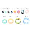 32 Stück/Los Silikon Ohr Plug Tunnel Flesh 3-25MM Doppelt geflanschter Ohrdehner Expander Ohrring Piercing Kits Ohr Dehnungen