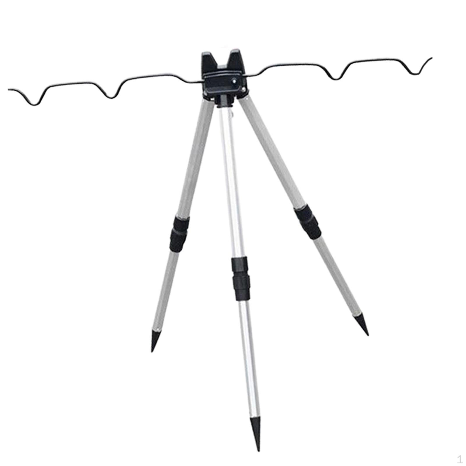 

Angelruten Tripod Brackets, Foldable, Accessories, Tools, Rod Stands, Aluminum Alloy, Support 5 Unfold 60cm