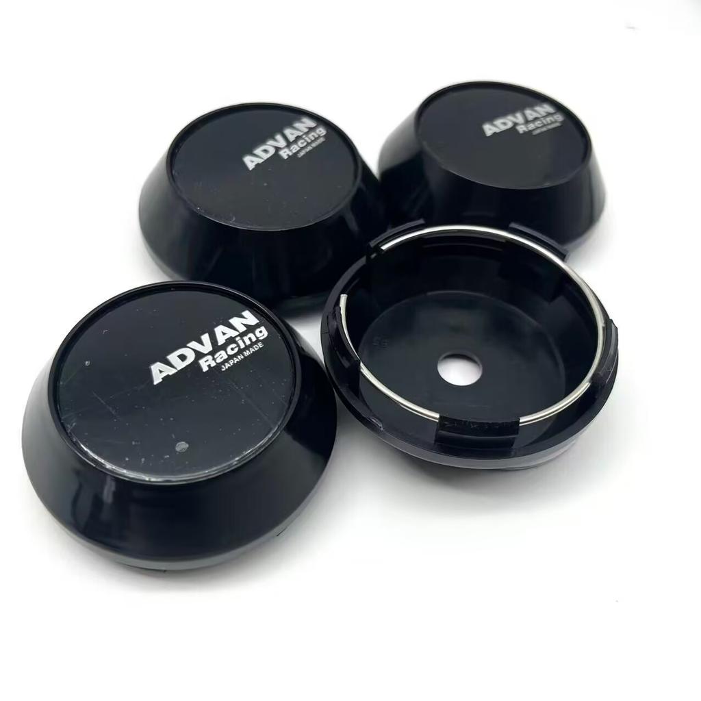 ASS1 4pcs/lot 60mm 64mm 65mm 68mm 69mm ADVAN Racing Car Wheel Center Hub Caps Wheel Center Cap Decoration Auto Styling Rim Hub Cap