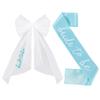 New Bridal Veil Shoulder Straps 2-Piece Embroidered Bride To Be A Wedding Stag Party Accessories