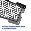 Motorcycle Radiator Guard Mesh Cover ABS Molded Radiator Grill Enhanced Cooling Efficiency & Engine Safety