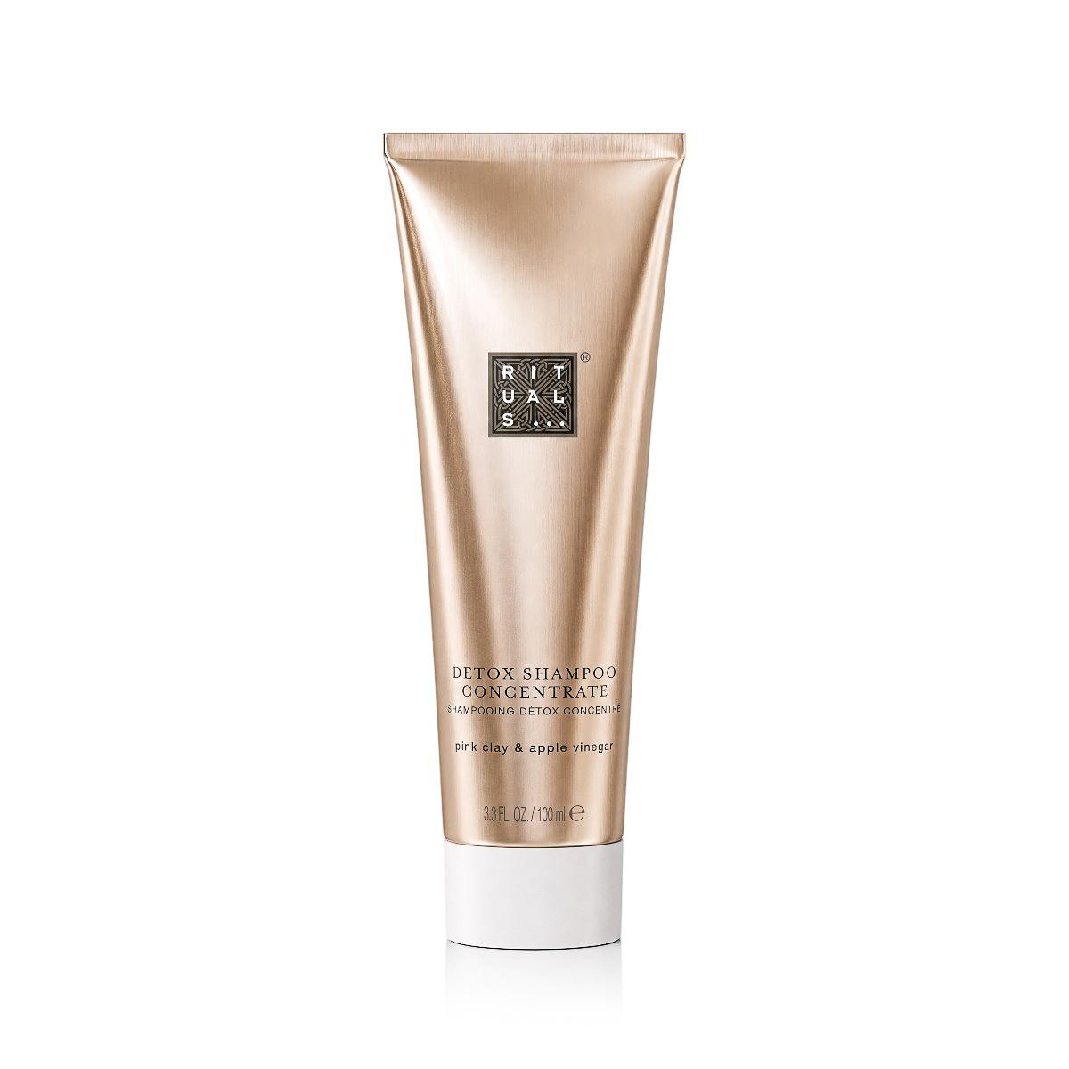 Rituals Haarpflege Kollektion Detox Shampoo Konzentrat Rosa Ton & Apfelessig 100 ml