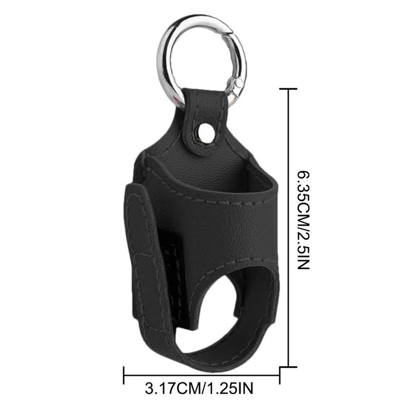 Inhaler Case Holder PU Leather Storage Case With Metal Buckle For Inhaler For Travel Daily School Hiking Lightweight Protectin