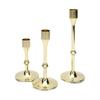 3 Pcs Candlestick Holder Steel Vintage Tall Metal Taper Candle Holders with Round Base for Table Wedding Housewarming