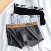 4 stücke Marke Boxer Männer Unterwäsche Baumwolle Brief Ropa Interior Hombre Herren Boxer Cuecas Masculinas Mann Calzoncillos Größe M-3XL