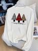 (Asian Size) plaid trend cute Print T Shirt Christmas new year Graphic Tee Women autumn winter Casual Fashion Top Clothing Long Sleeve T-shirts