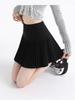 Harajuku Streetwear Pleated A-Line Wool Skirt - Versatile High Waist School Style